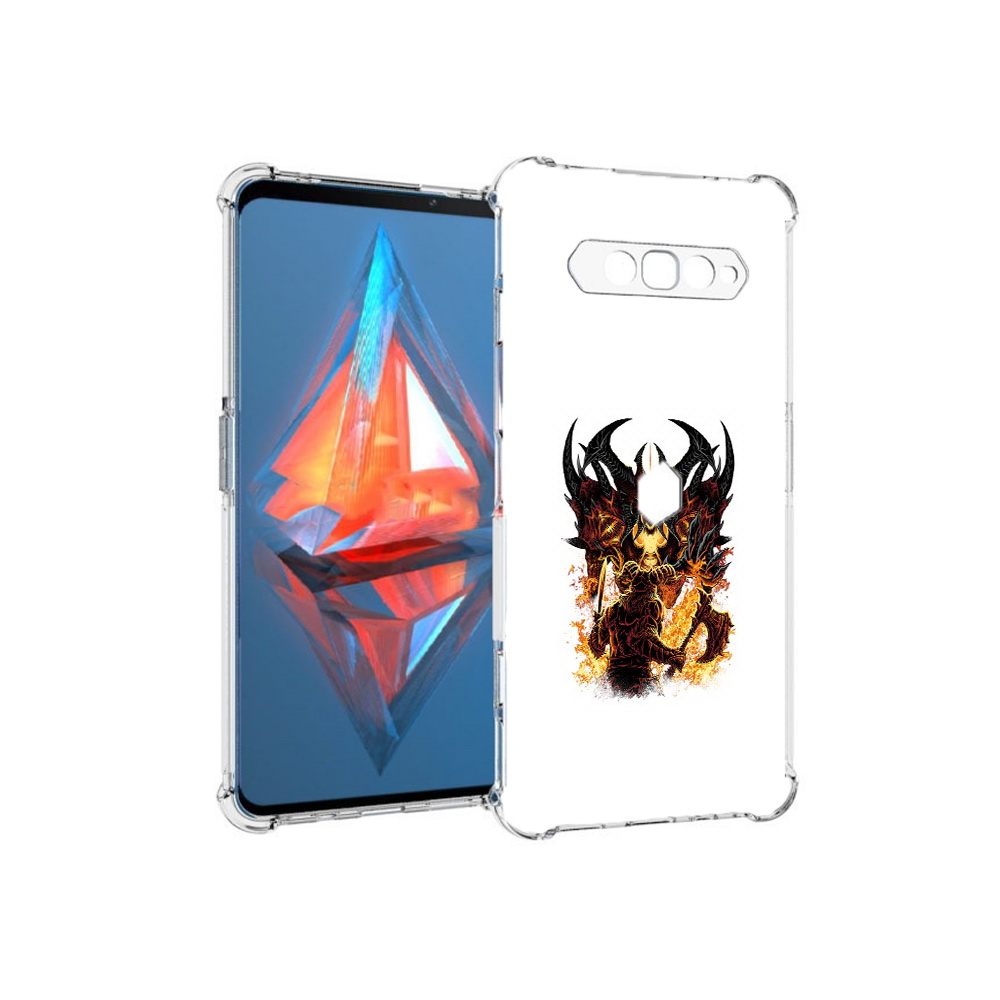 

Чехол MyPads Tocco для Xiaomi Black Shark 4 демон shadow fiend (PT162389.266.318), Прозрачный, Tocco