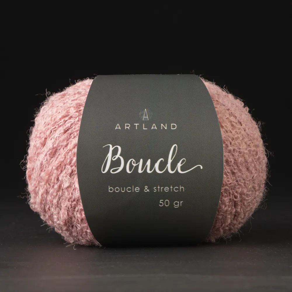 

Пряжа буклированная Artland Boucle 5 мотков 220 м, 50 гр, цвет 023 темная пудра, Розовый, boucle5 NL