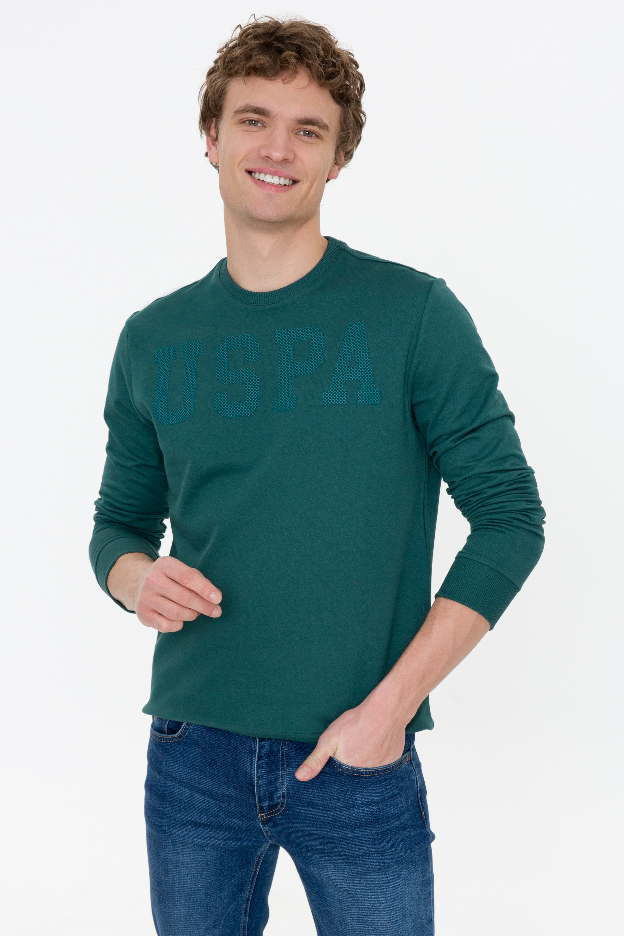 

Свитшот мужской U.S. POLO Assn. G081SZ0820TOROSSK21 зеленый M, G081SZ0820TOROSSK21
