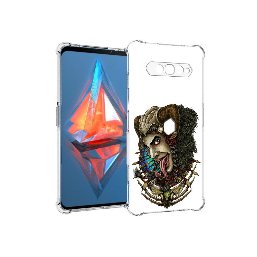 

Чехол MyPads Tocco для Xiaomi Black Shark 4 длинный язык (PT162389.266.330), Прозрачный, Tocco