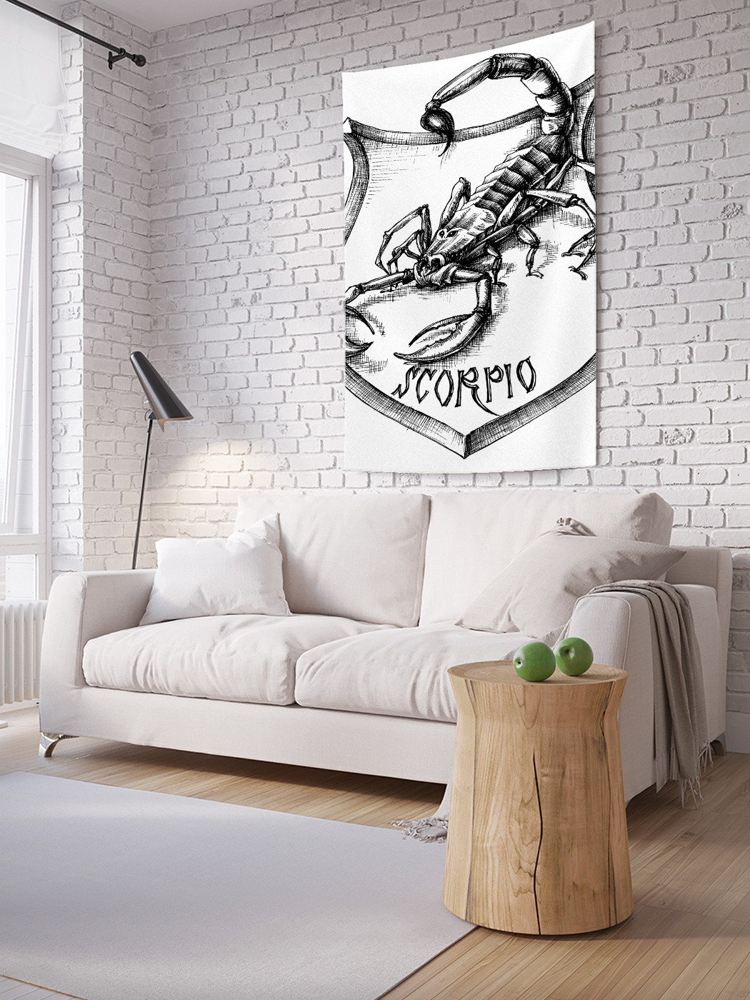 

Вертикальное фотопанно на стену JoyArty Знак зодиака Скорпион 150x200 см, Знак зодиака Скорпион