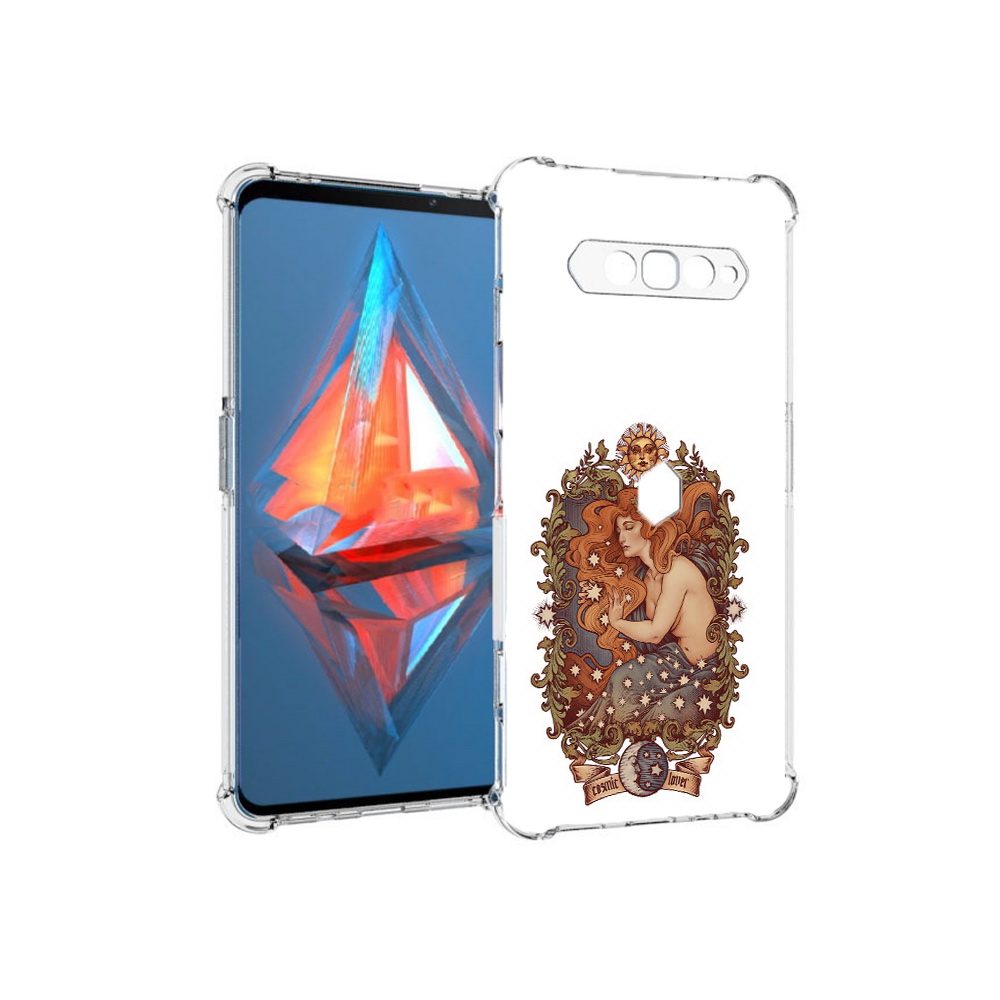 

Чехол MyPads Tocco для Xiaomi Black Shark 4 звездная девушка абстракция (PT162389.266.351), Прозрачный, Tocco