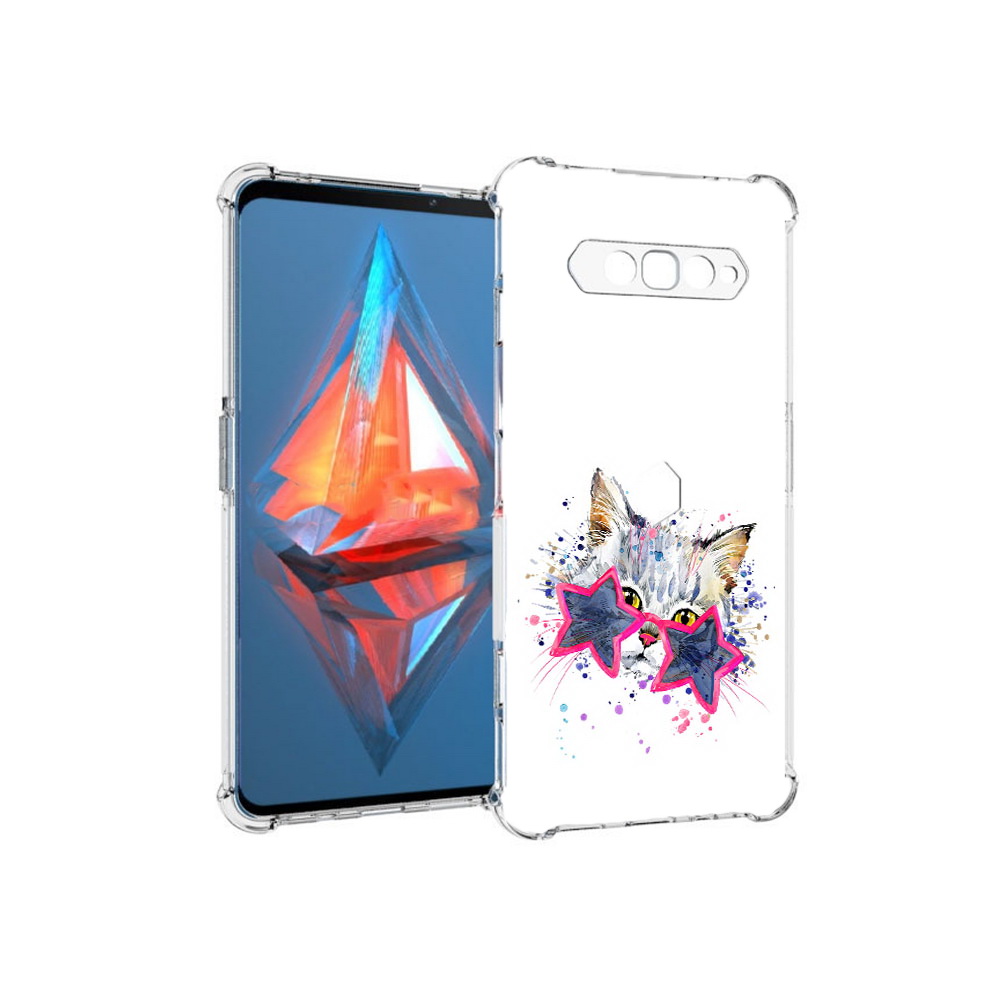 

Чехол MyPads Tocco для Xiaomi Black Shark 4 звездные очки (PT162389.266.353), Прозрачный, Tocco