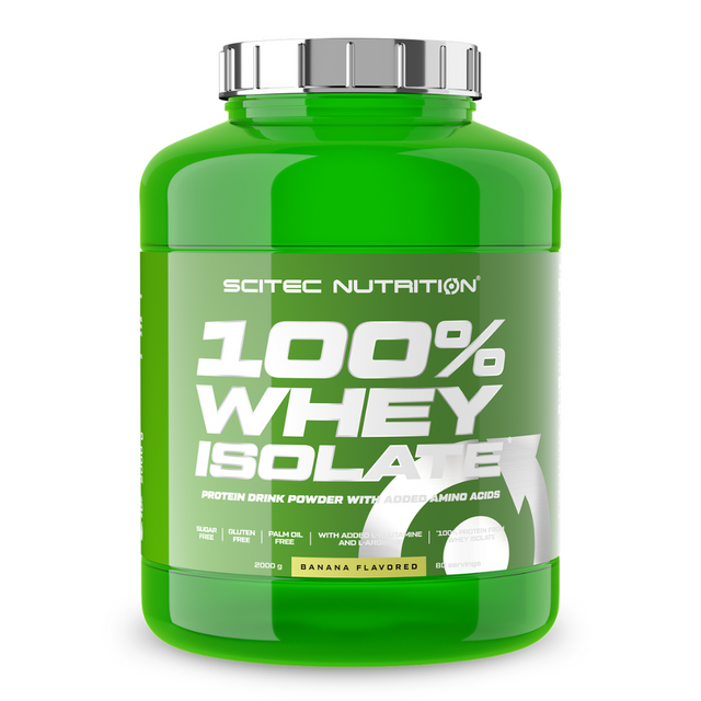 Протеин Scitec Nutrition 100 Whey Isolate 2000 г банан 12500₽