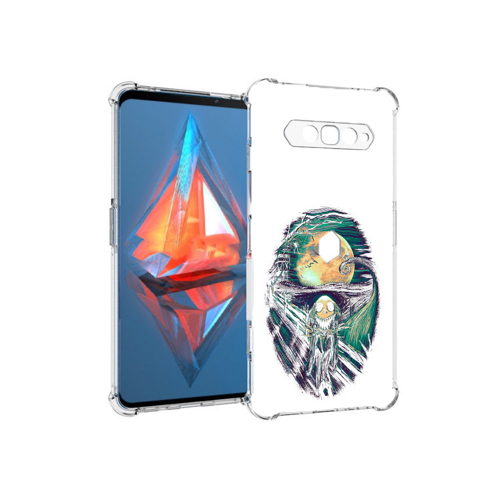 

Чехол MyPads Tocco для Xiaomi Black Shark 4 зубастое существо абстракция, Прозрачный, Tocco