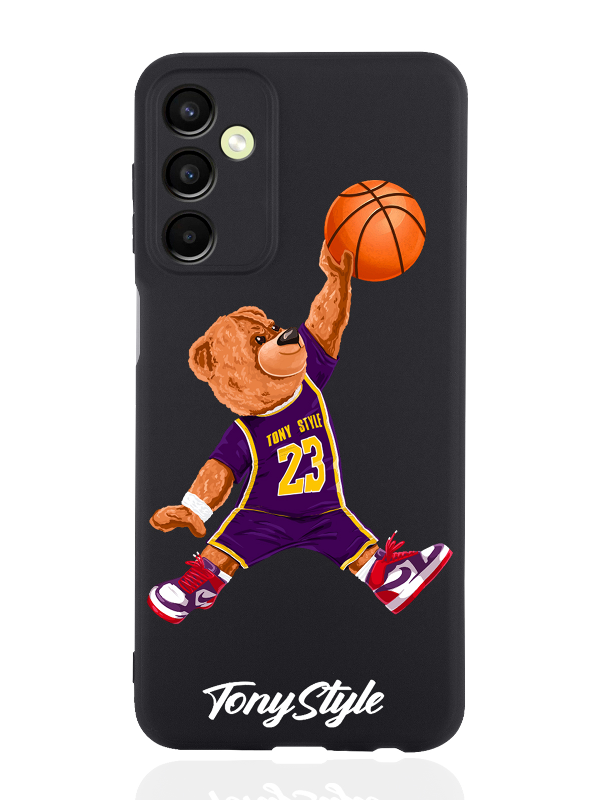 

Чехол Tony Style для Samsung Galaxy A24 Tony Style баскетболист с мячом черный, Фиолетовый;коричневый;желтый;оранжевый