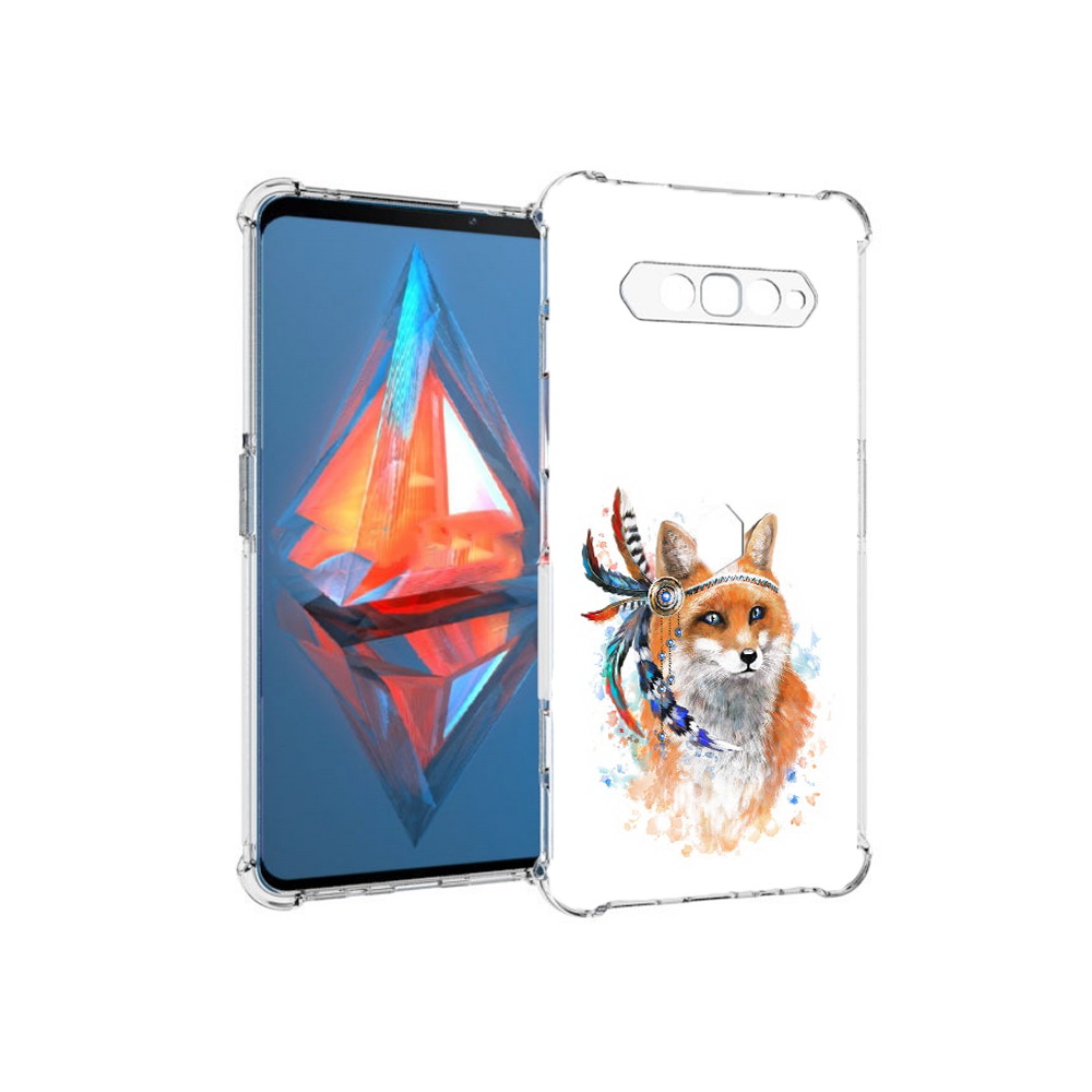 

Чехол MyPads Tocco для Xiaomi Black Shark 4 инду лиса (PT162389.266.377), Прозрачный, Tocco