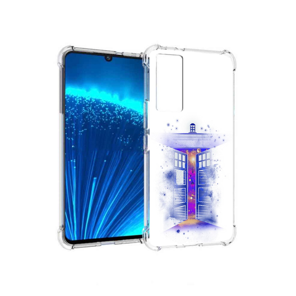 

Чехол MyPads Tocco для Vivo V21E фиолетовый уголок абстракция (PT226954.394.659), Прозрачный, Tocco