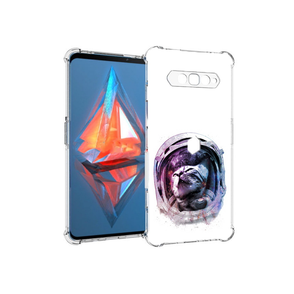

Чехол MyPads Tocco для Xiaomi Black Shark 4 кот в шлеме (PT162389.266.396), Прозрачный, Tocco