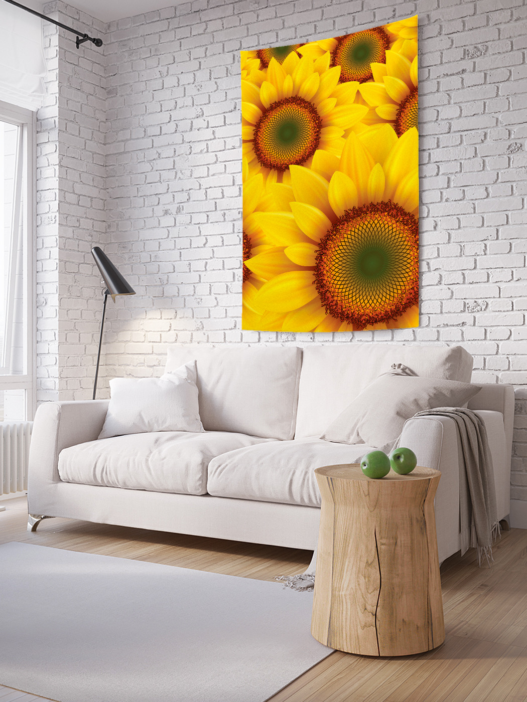 

Вертикальное фотопанно на стену JoyArty Зрелые подсолнухи 150x200 см, Зрелые подсолнухи