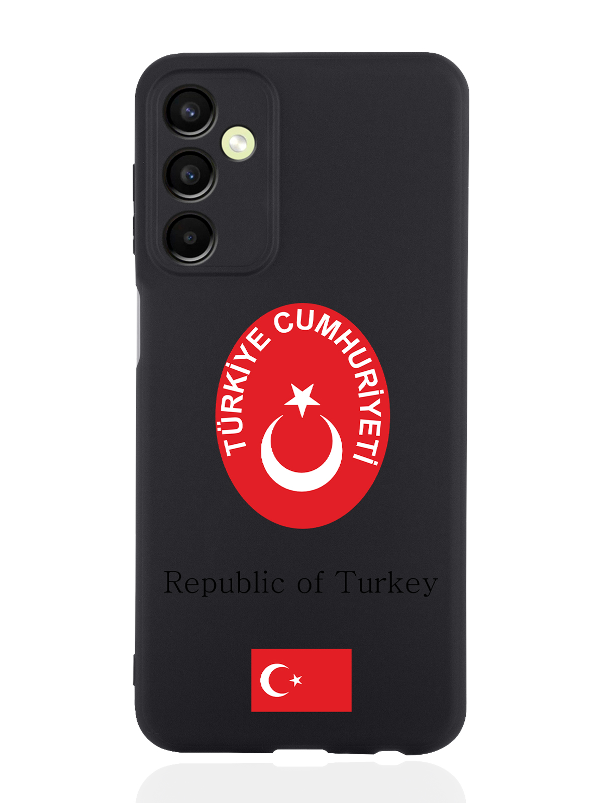 

Чехол SignumCase для Samsung Galaxy A24 Герб Турции черный, Красный;белый;черный