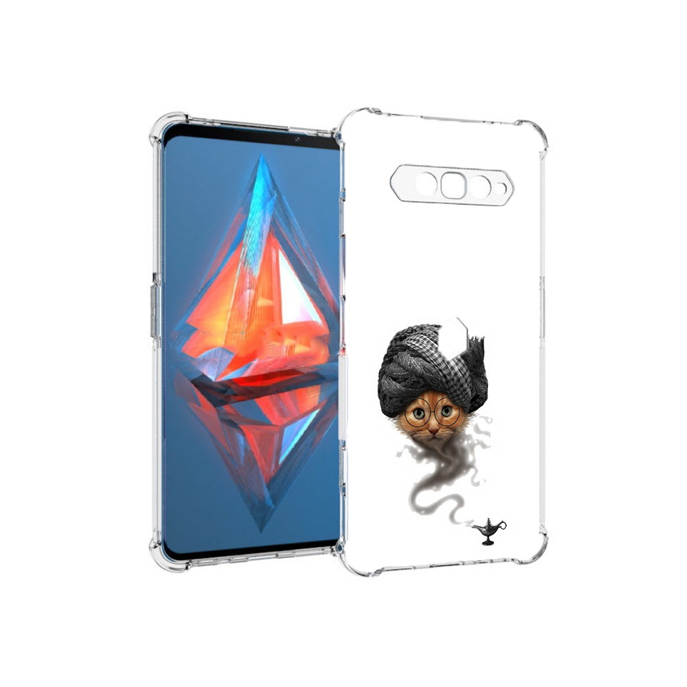 

Чехол MyPads Tocco для Xiaomi Black Shark 4 кот джин (PT162389.266.398), Прозрачный, Tocco