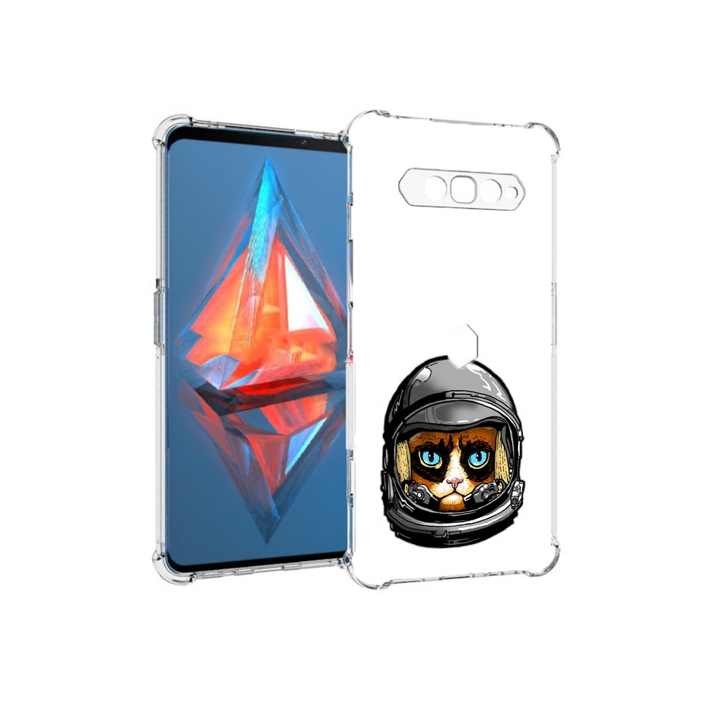 

Чехол MyPads Tocco для Xiaomi Black Shark 4 кот космонавт (PT162389.266.400), Прозрачный, Tocco