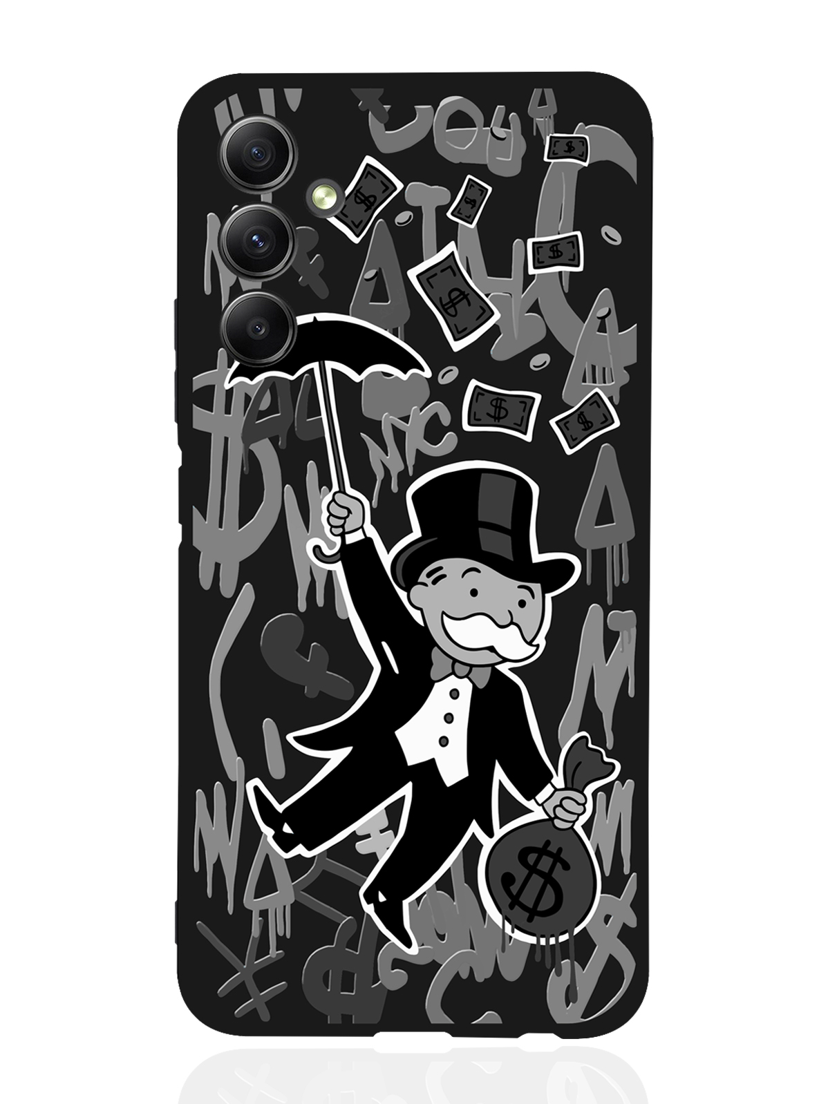 

Чехол MustHaveCase для Samsung Galaxy A34 Monopoly Black Editionя черный, Серый;черный