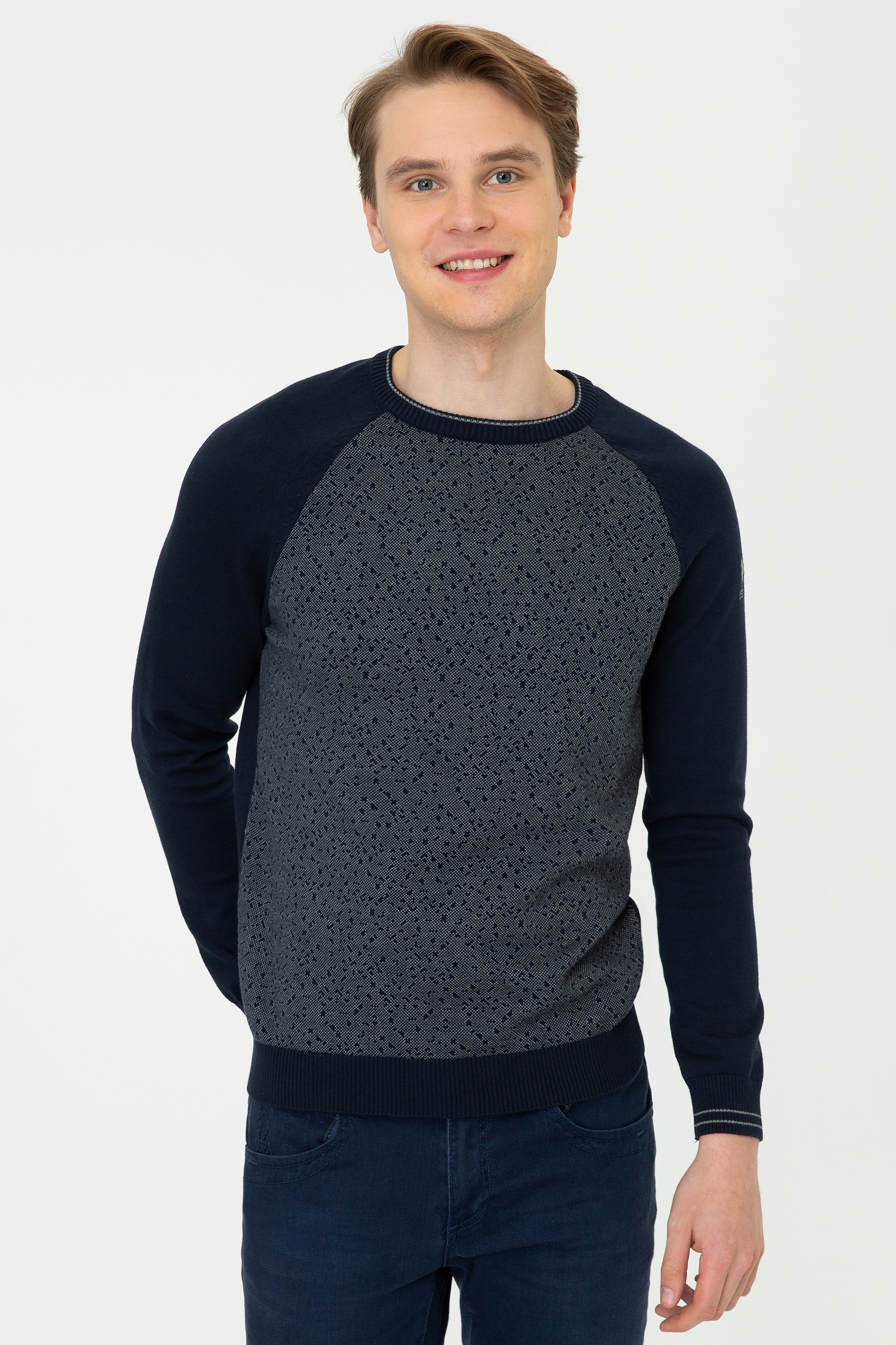 

Джемпер мужской U.S. POLO Assn. G081SZ0TK0PİRO синий L, G081SZ0TK0PİRO