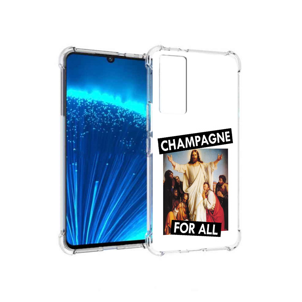 

Чехол MyPads Tocco для Vivo V21E шампанское (PT226954.394.697), Прозрачный, Tocco