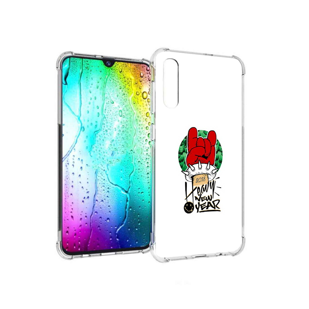 

Чехол MyPads Tocco для Samsung Galaxy A30s Гангстер новый год (PT226907.519.53), Прозрачный, Tocco