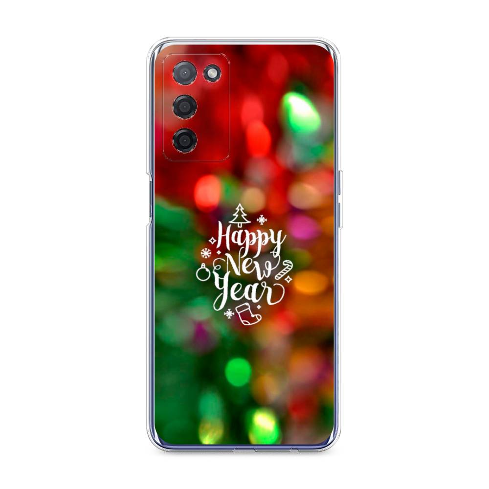 

Чехол на Oppo A55 5G "Новый Год на елке", Зеленый;красный;желтый, 256250-5