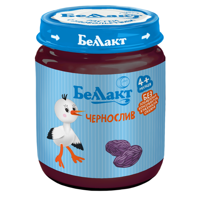 

Пюре Беллакт из чернослива, 100г, с 4 м., из чернослива 100г
