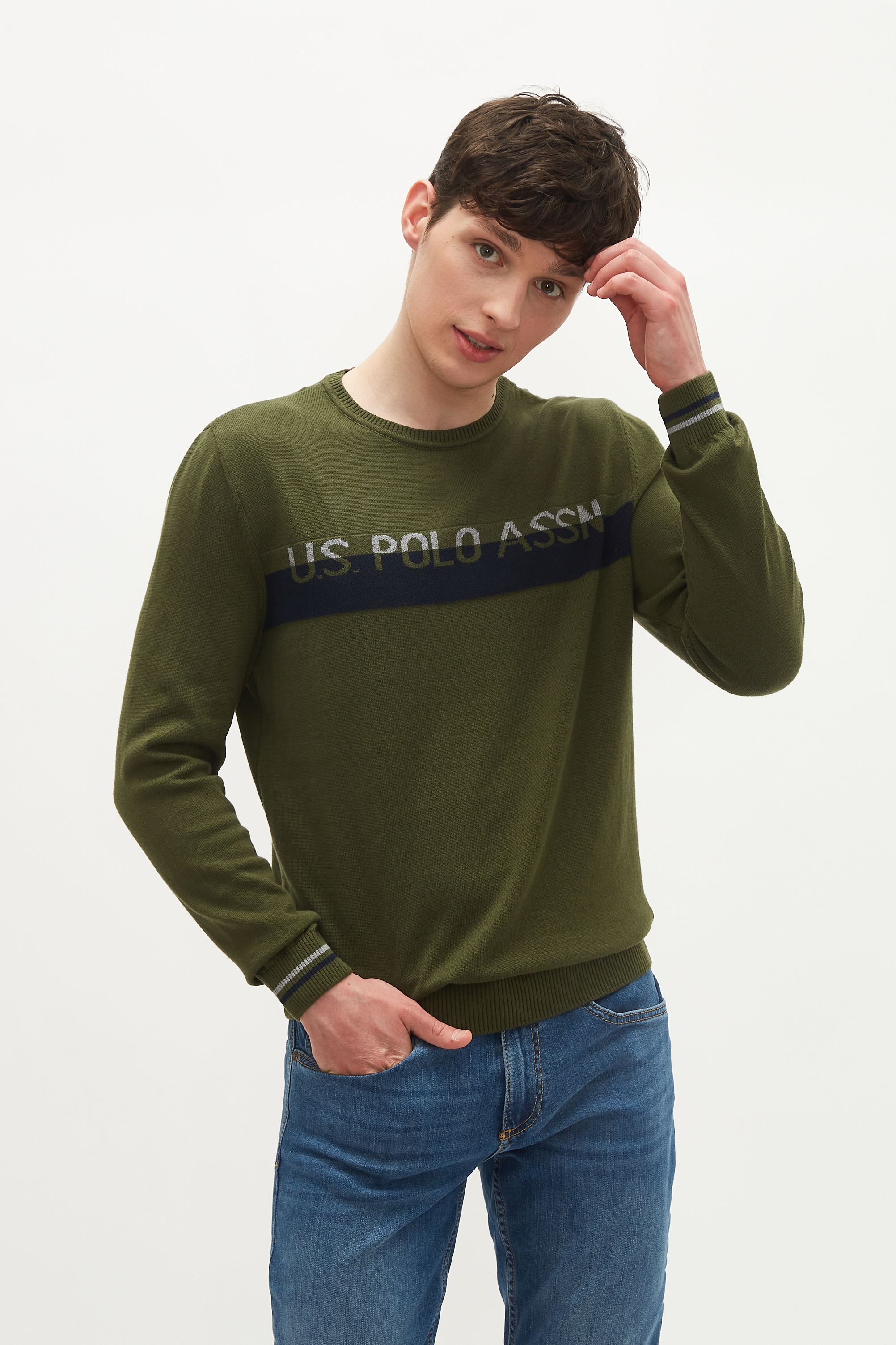 

Джемпер мужской U.S. POLO Assn. G081SZ0TK0NARVONANARVON хаки S, G081SZ0TK0NARVONANARVON