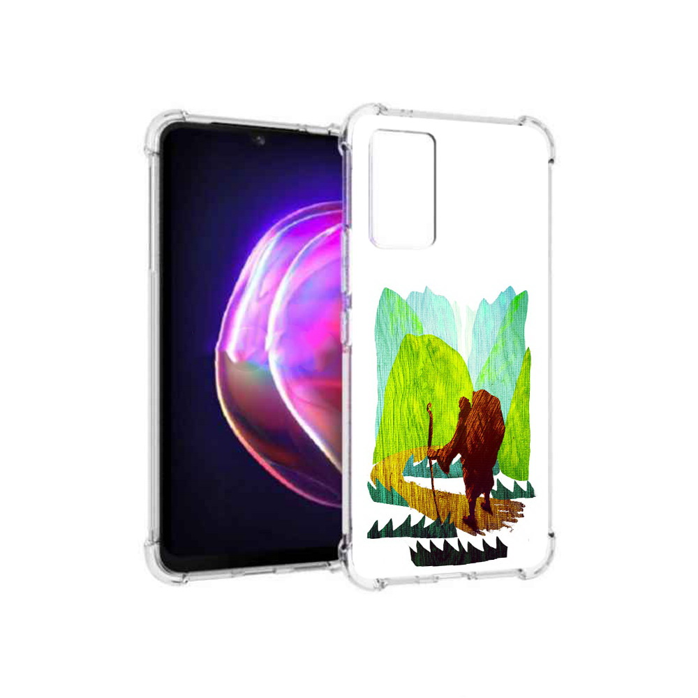 

Чехол MyPads Tocco для Vivo V21 Лесная тропа (PT161781.395.106), Прозрачный, Tocco