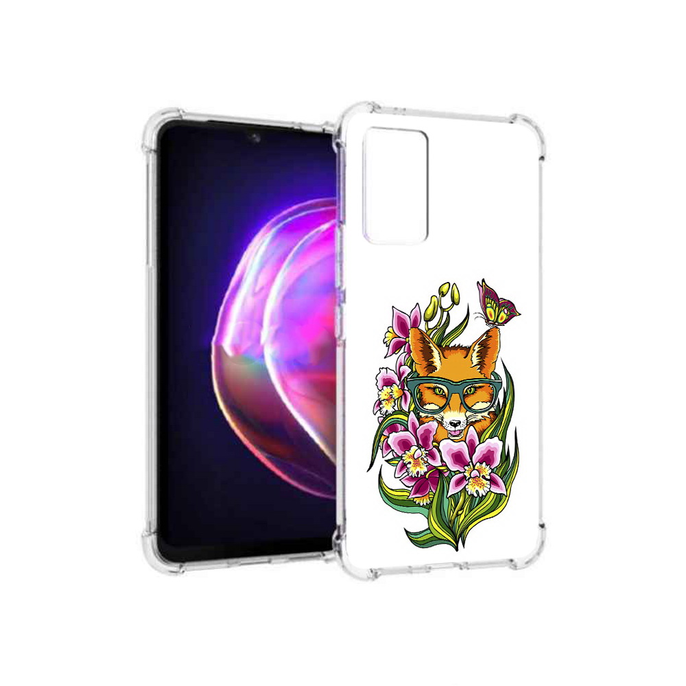 

Чехол MyPads Tocco для Vivo V21 Лиса в цветах (PT161781.395.108), Прозрачный, Tocco