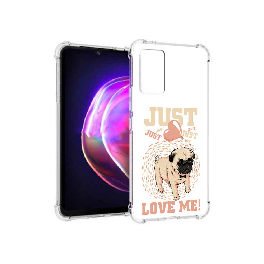 

Чехол MyPads Tocco для Vivo V21 Люби меня (PT161781.395.109), Прозрачный, Tocco