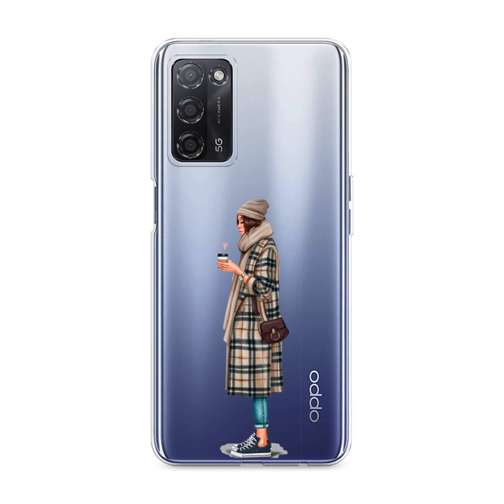 

Чехол на Oppo A55 5G "Утренний кофе", Коричневый;бежевый, 256250-6