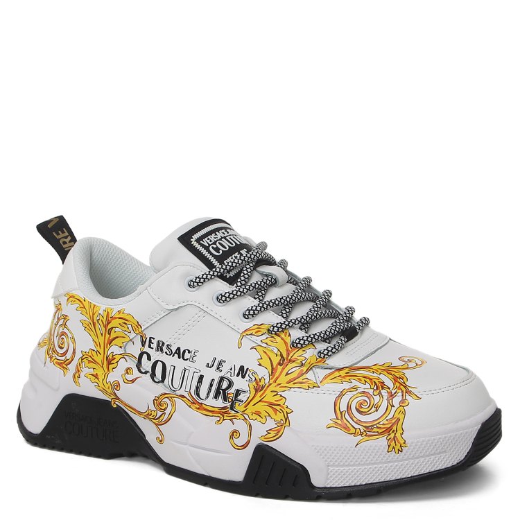 

Кроссовки мужские Versace Jeans Couture 74YA3SF1 белые 40 EU, Белый, 74YA3SF1