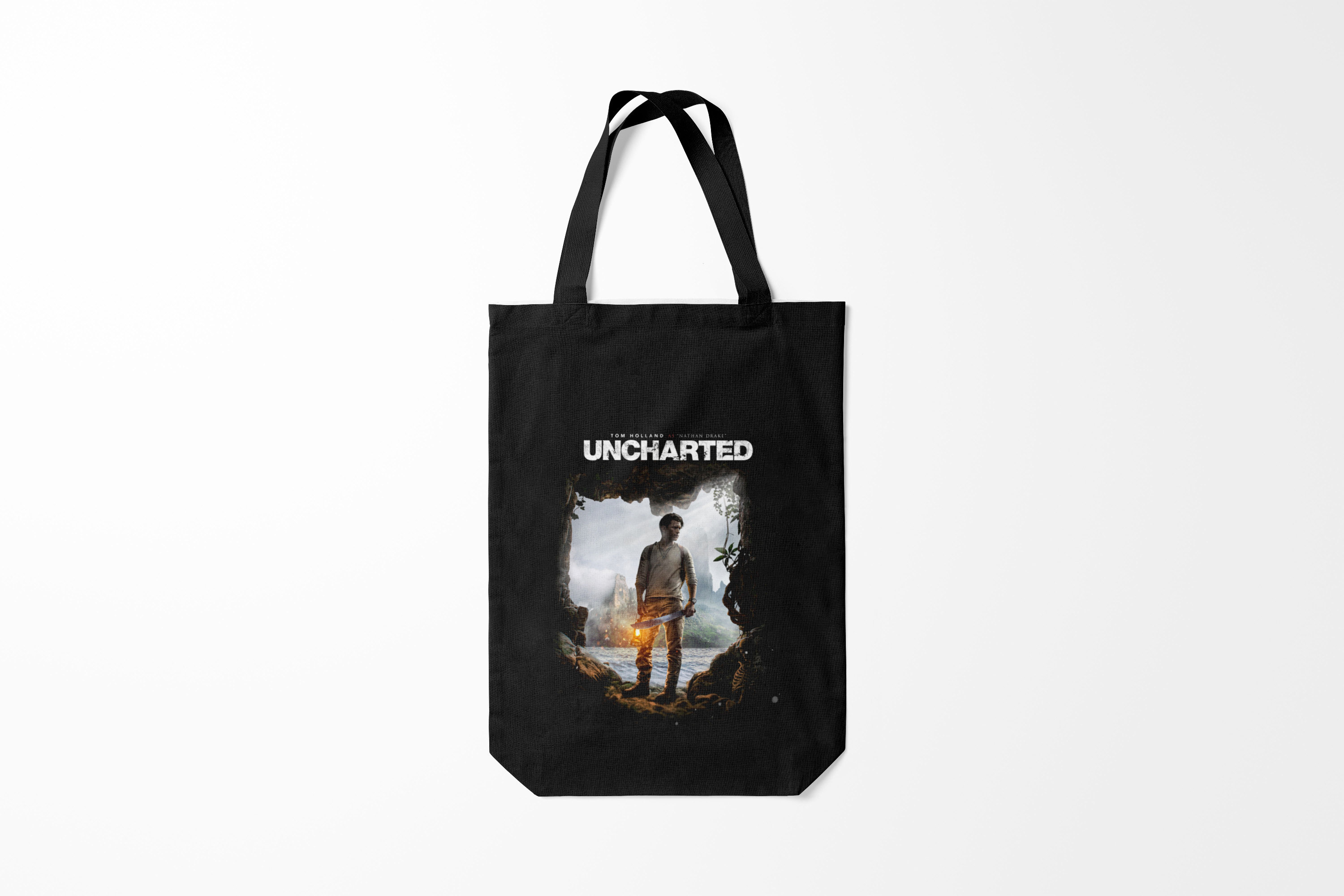 

Сумка шoппер унисекс Burnettie Uncharted Нейтан Дрейк Том Холланд,, Uncharted Нейтан Дрейк Том Холланд