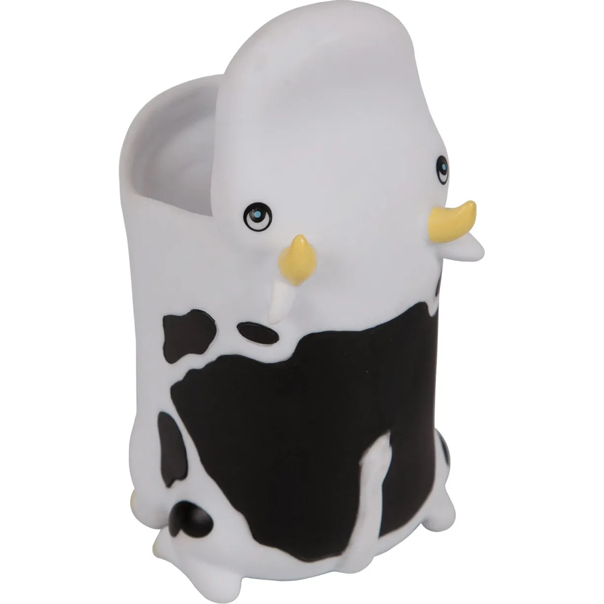 

Стакан для письменных принадлежностей deVente Cow 7,5*8*14,5см, в форме коровы, Белый, deVente