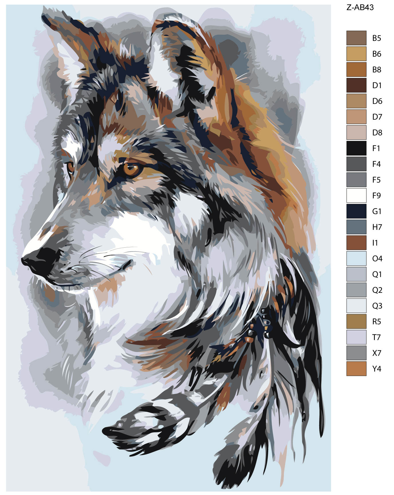

Картина по номерам, Живопись по номерам, 80 x 120, Z-AB43, Z-AB43