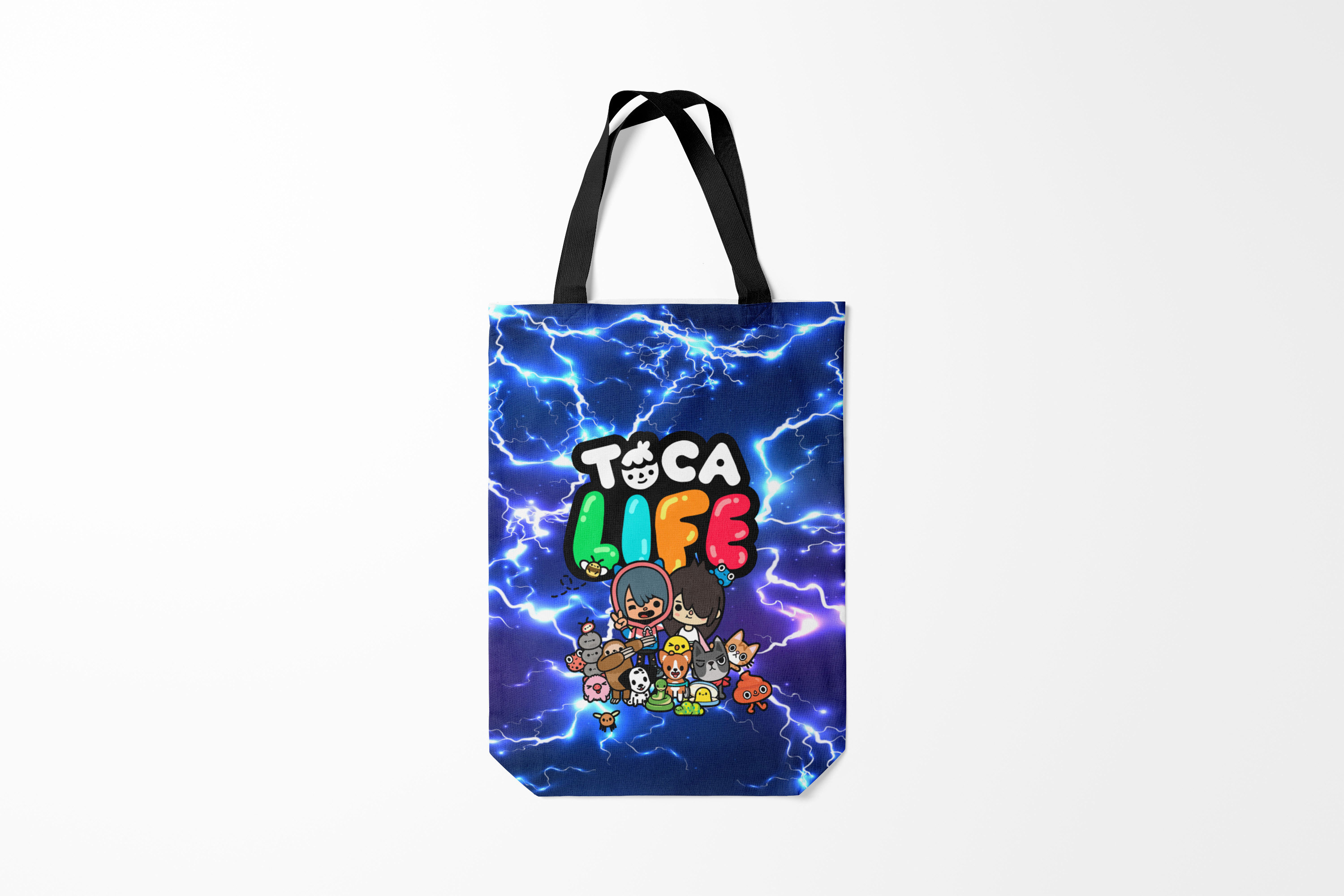 

Сумка шoппер унисекс Burnettie Toca Boca WORLD МОЛНИИ FLASH NEON,, Toca Boca WORLD МОЛНИИ FLASH NEON