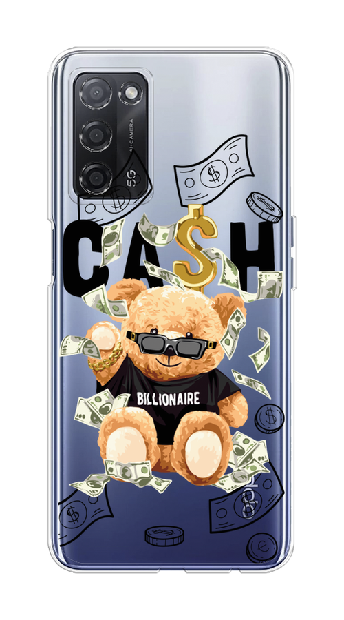 

Чехол на Oppo A55 5G "Big cash", Черный;серый;бежевый, 256250-6