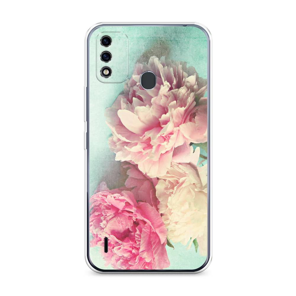 

Силиконовый чехол "Пионы new" на Itel A48, Разноцветный, 3200150-8