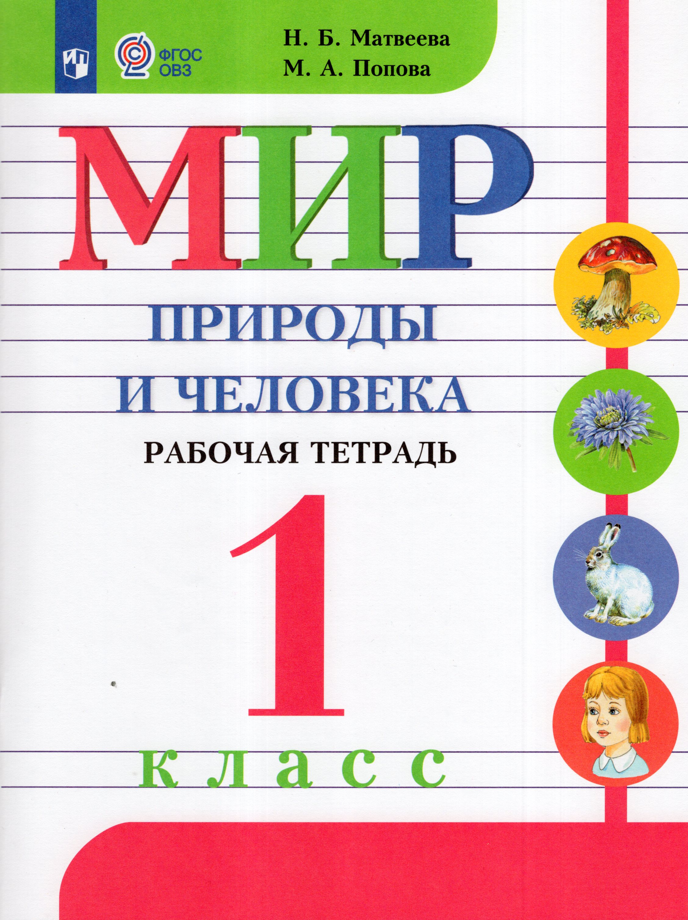 

Мир природы и человека 1 класс Рабочая тетрадь