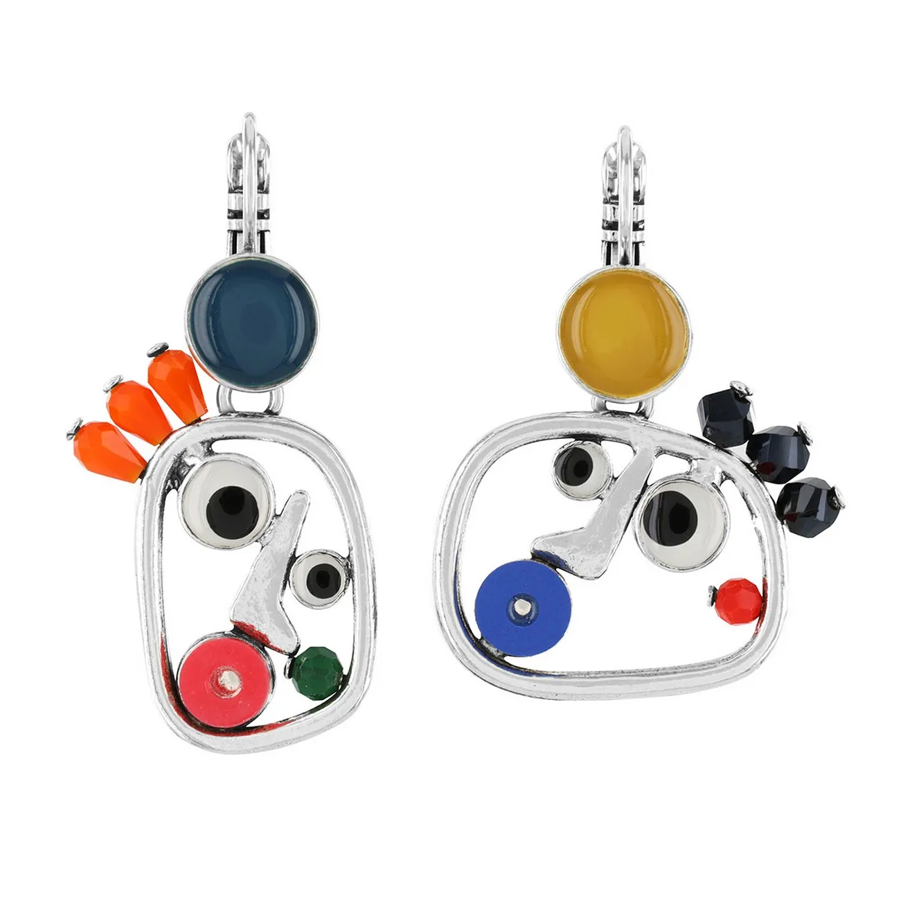 

Серьги подвески из бижутерного сплава TARATATA TT-W23-05738-10M, бусины/смола, TT-W23-05738-10M