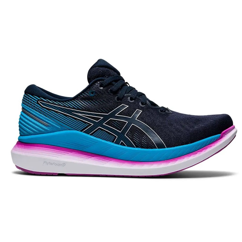 фото Кроссовки женские asics glideride 1012a890 синие 8.5 us