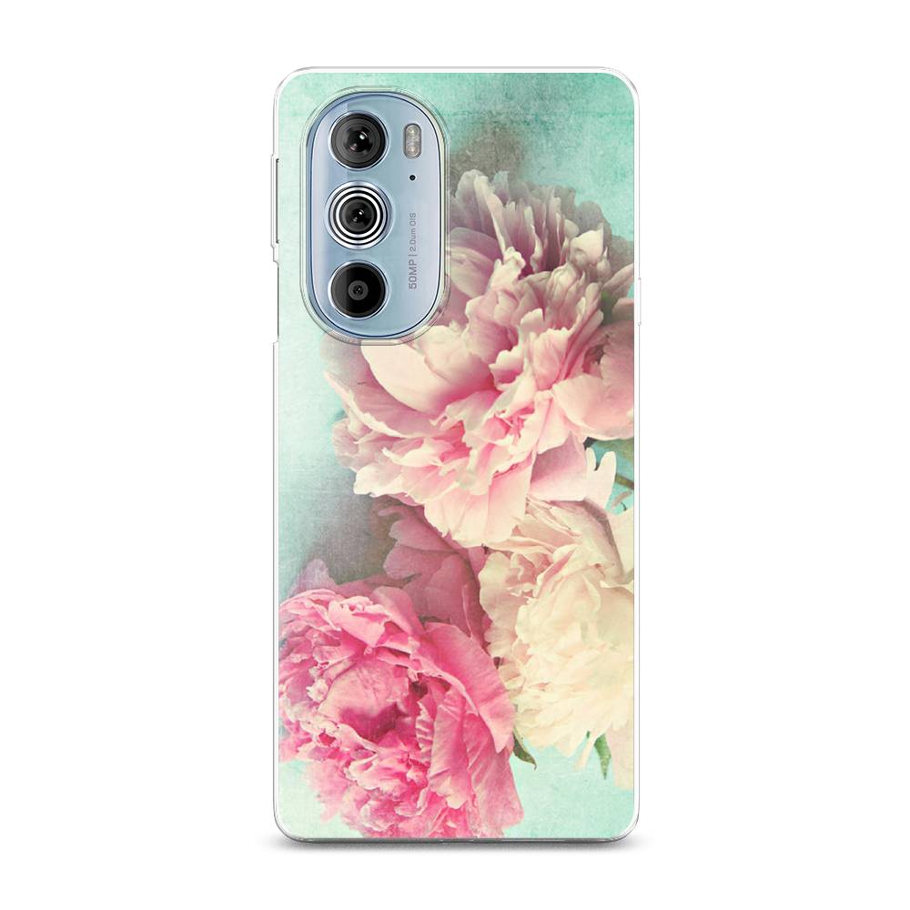 

Силиконовый чехол "Пионы new" на Motorola Edge 30 Pro, Разноцветный, 243350-8