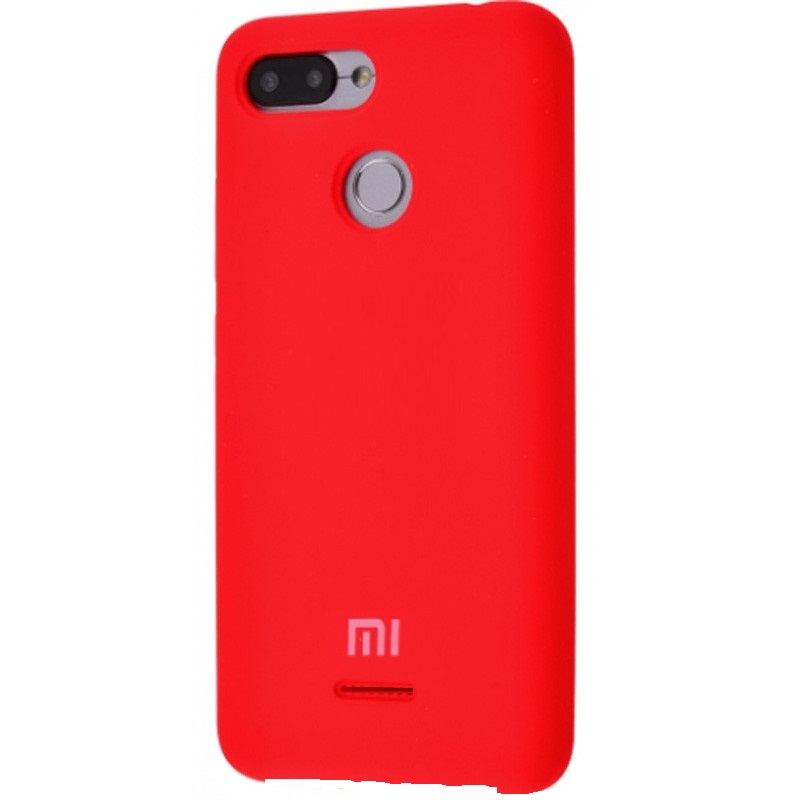 

Чехол для Xiaomi Redmi 6 Silicone Cover (Красный)
