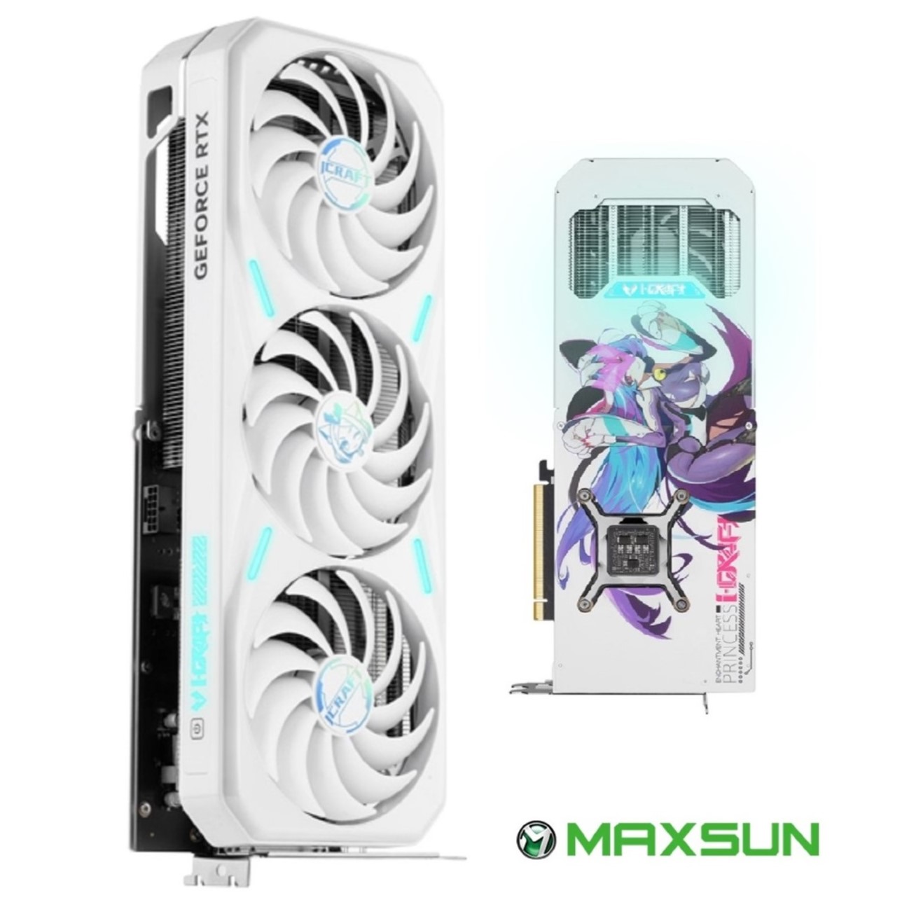 

Видеокарта Maxsun NVIDIA GeForce RTX 4070Ti SUPER iCraft OC16G Limited, Белый, GeForce RTX 4070 Ti SUPER iCraft Limited