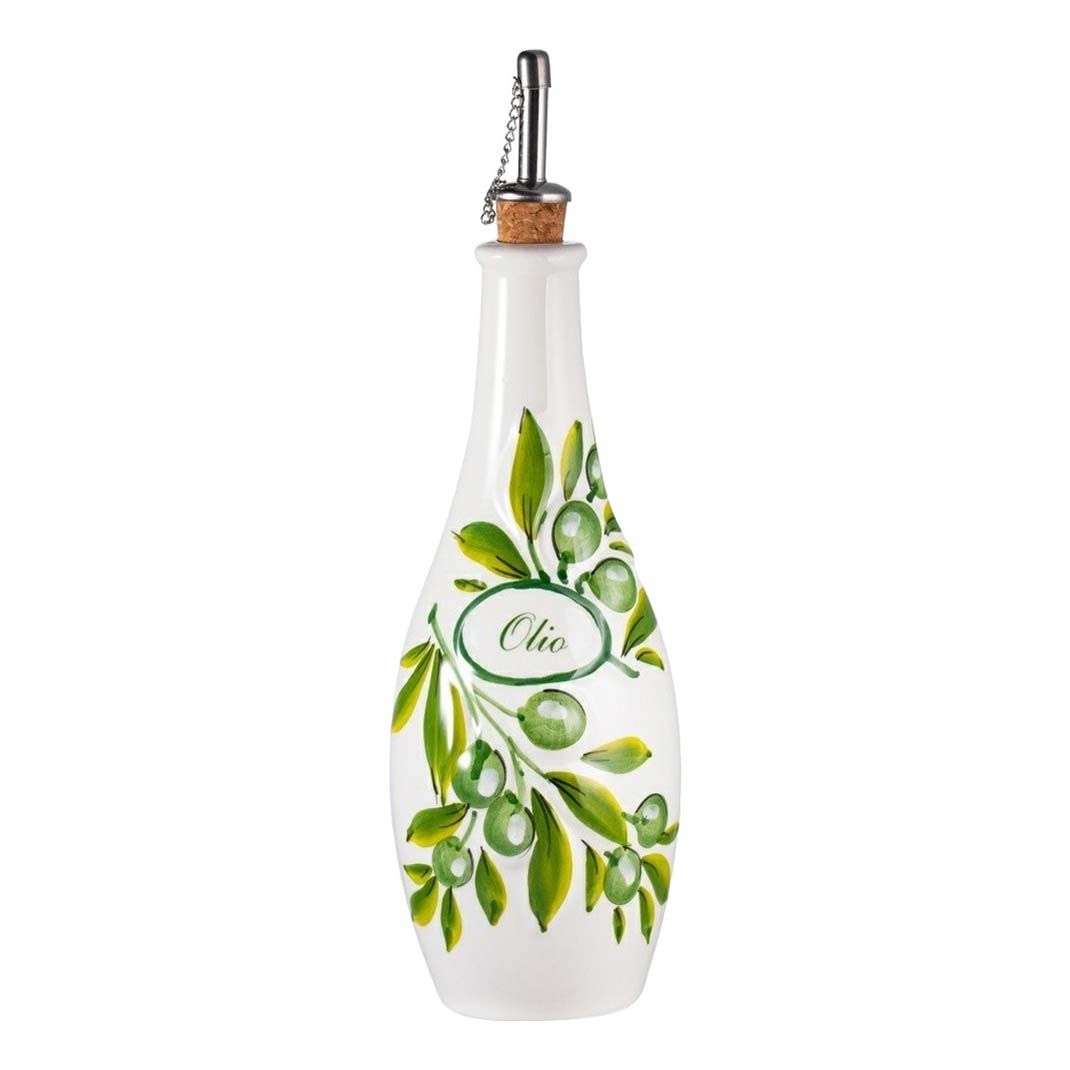 

Бутылка для масла Edelweiss Оливки 27 см, Белый;зеленый