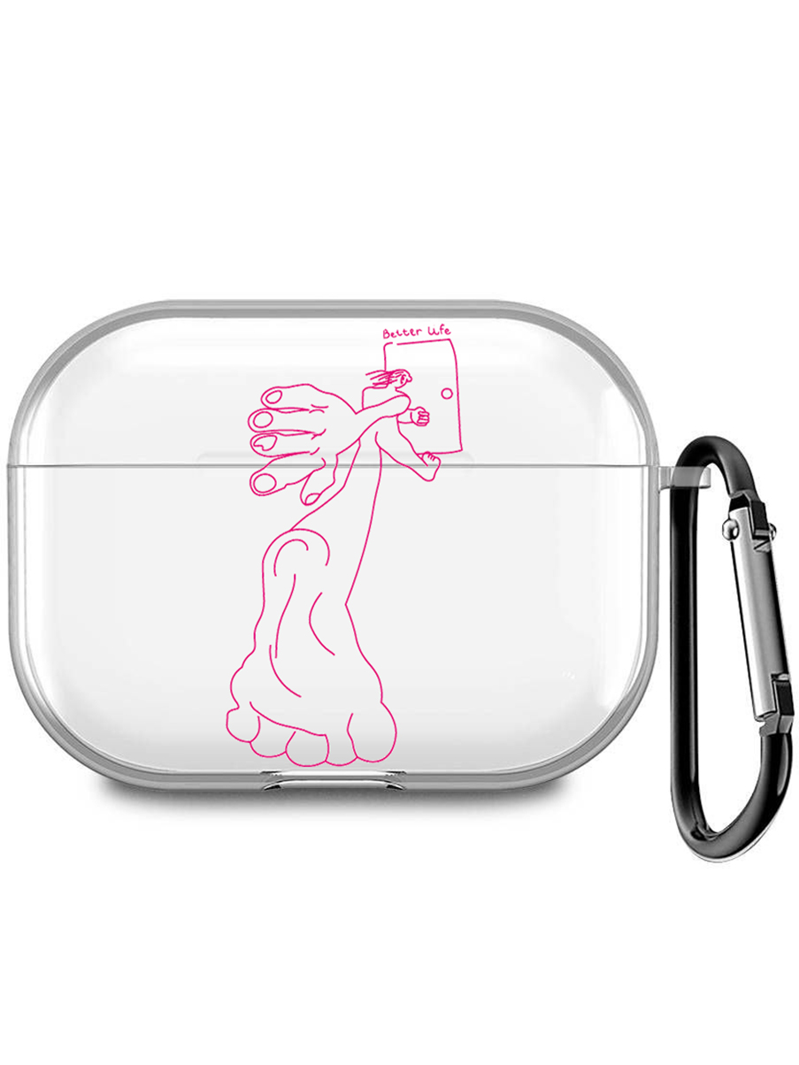 

Чехол для Airpods Pro, Pro 2 с принтом "Дверь в лучшую жизнь", Прозрачный;розовый, 200008679