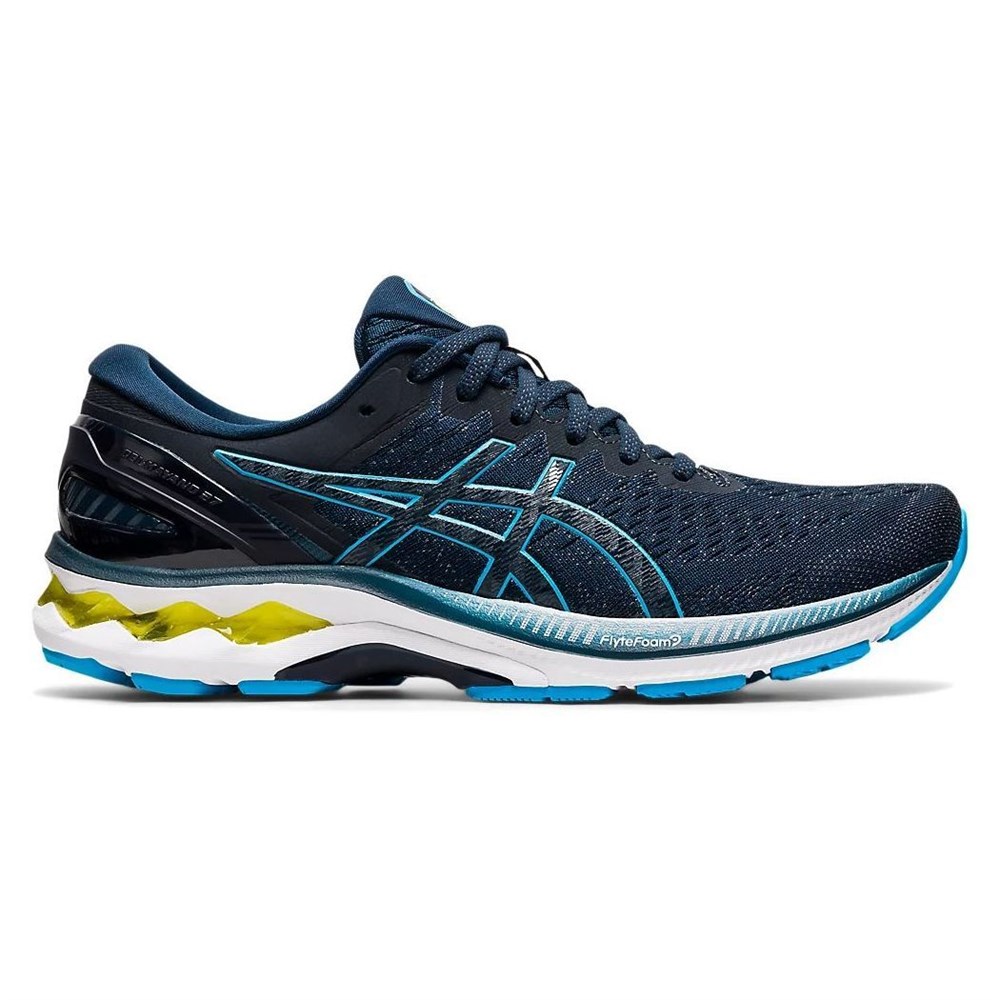 фото Кроссовки мужские asics kayano 1011a767 синие 8.5 us