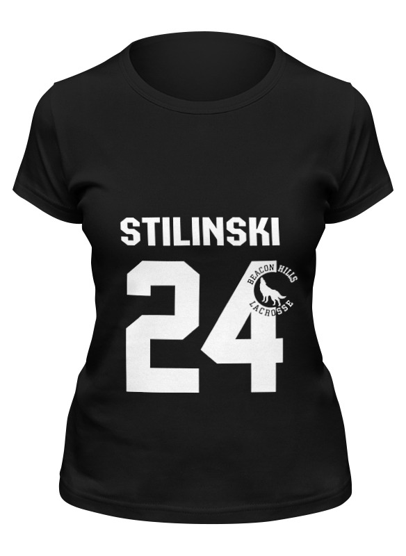 

Футболка женская Printio Stilinski 24 черная S, Черный, Stilinski 24