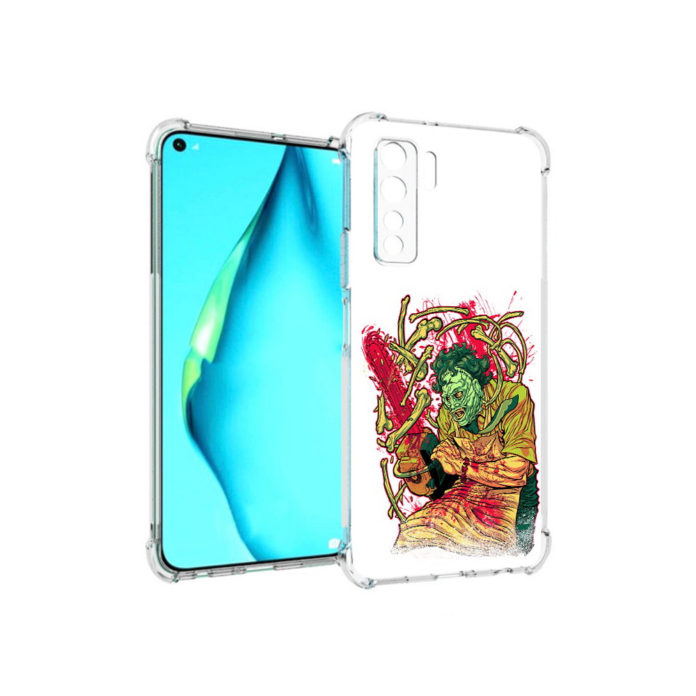 

Чехол MyPads Tocco для Huawei Nova 7 SE яркий мясник, Прозрачный, Tocco