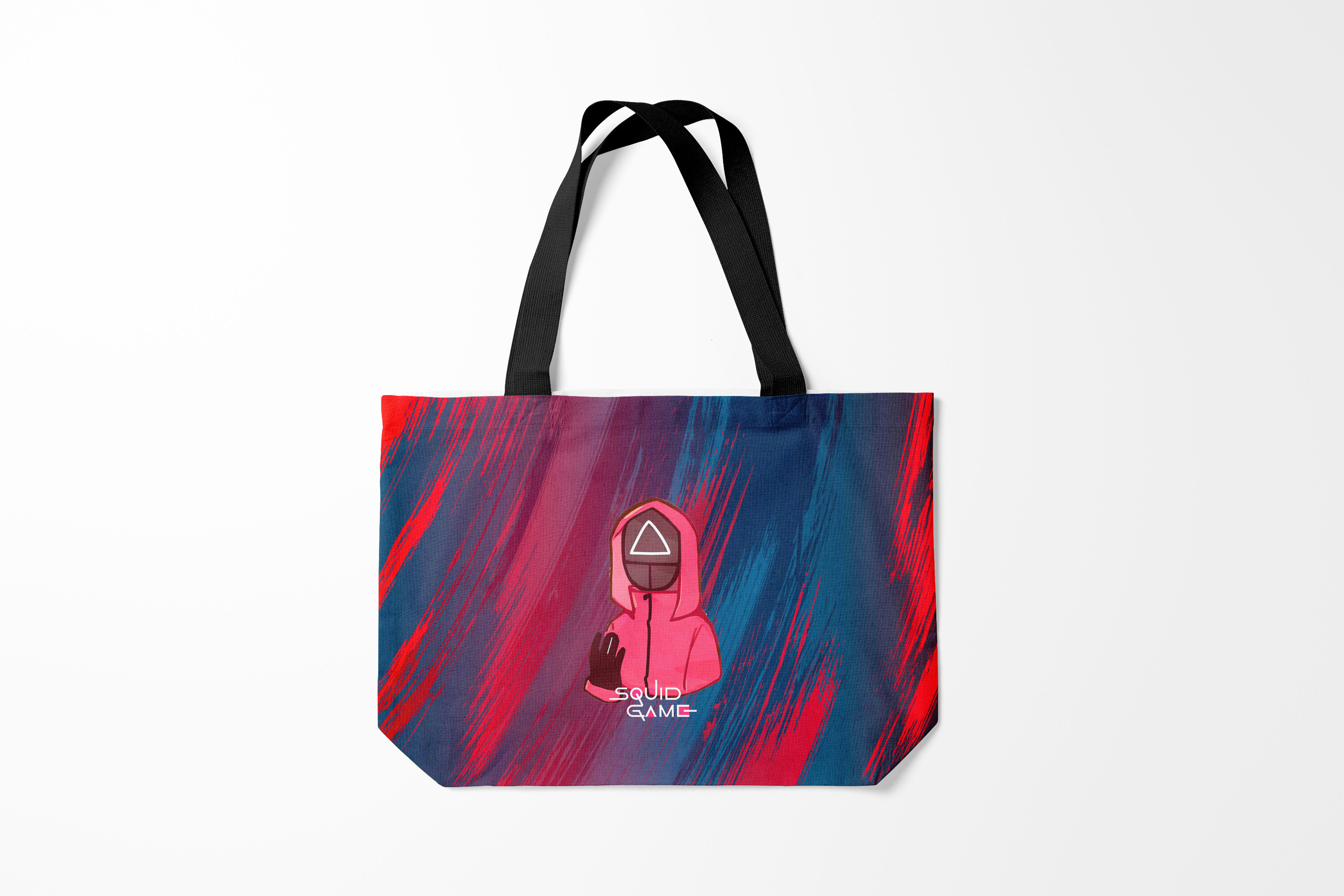 

Сумка шoппер унисекс Burnettie Игра в кальмара Сериал, разноцветный, Игра в кальмара Сериал