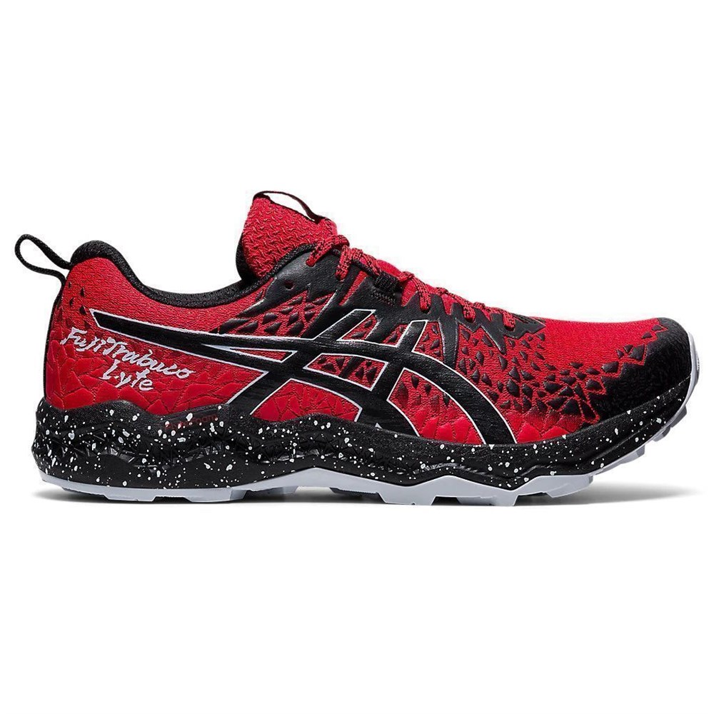 фото Кроссовки мужские asics fujitrabuco 1011a700 красные 9.5 us