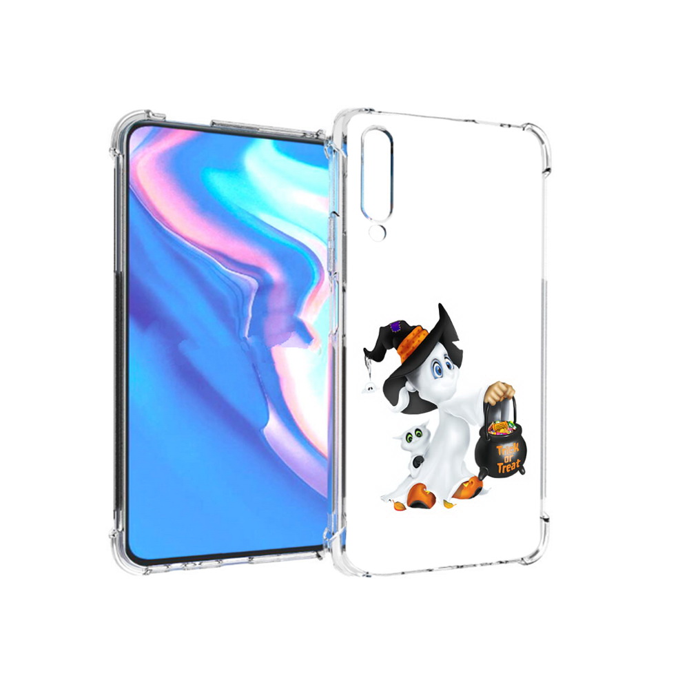 

Чехол MyPads Tocco для Honor 9X Pro Маленький призрак, Прозрачный, Tocco