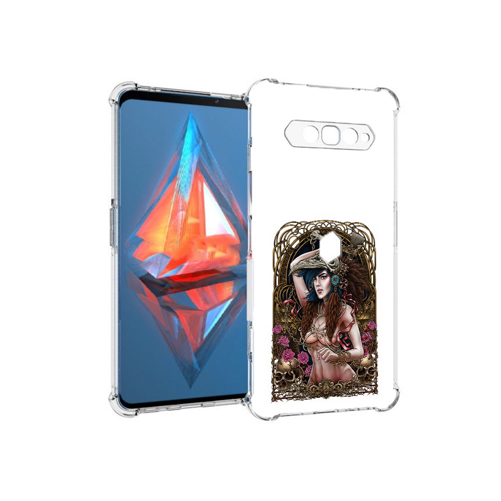 

Чехол MyPads Tocco для Xiaomi Black Shark 4 красивая девушка рисунок (PT162389.266.407), Прозрачный, Tocco